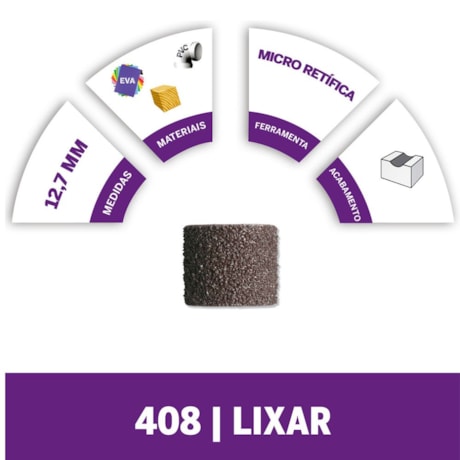 Kit Tubo de Lixa 1/2