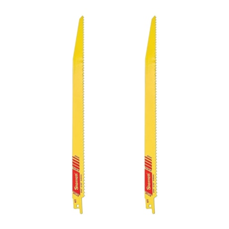 Lâmina Bimetal Serra Sabre 12'' 6 Dentes 2 Peças BT126-2 STARRETT