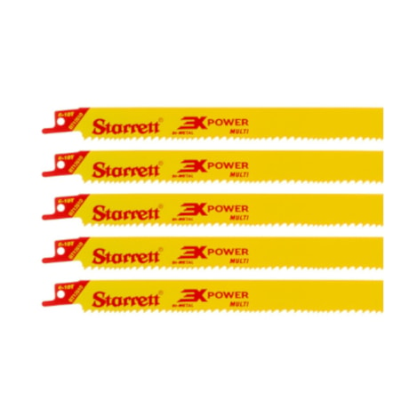 Lâmina Bimetal Serra Sabre 12'' 610VPR 5 Peças BT12610-5 STARRETT