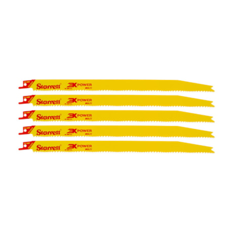 Lâmina Bimetal Serra Sabre 12'' 610VPR 5 Peças BT12610-5 STARRETT