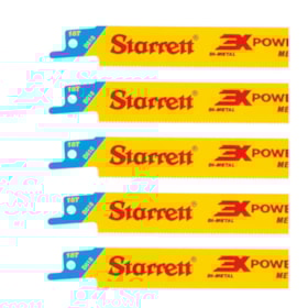 Lâmina Bimetal Serra Sabre 6'' 18 Dentes 5 Peças B618-5 STARRETT