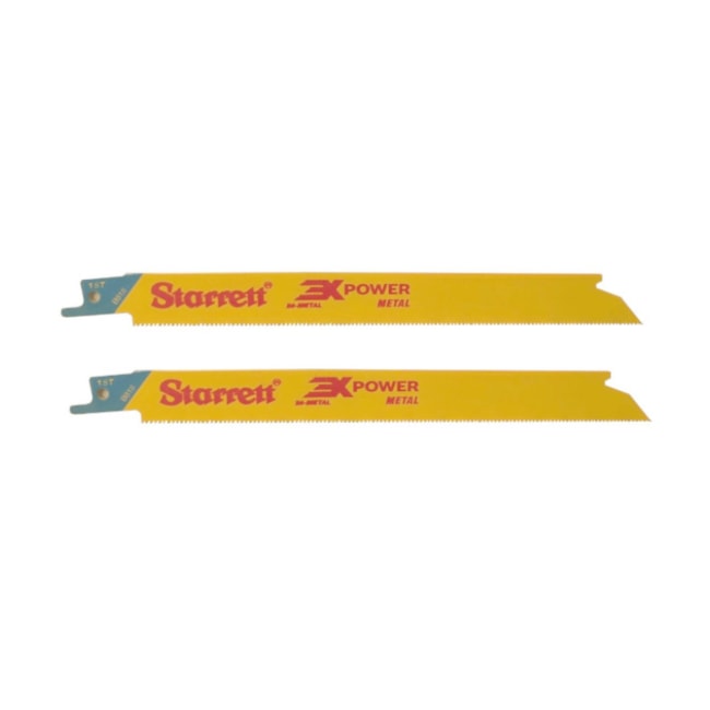Lâmina Bimetal Serra Sabre 8'' 18 Dentes 2 Peças B818-2 STARRETT-087b9fcf-0a60-42a3-b6e7-26296c18ec9e