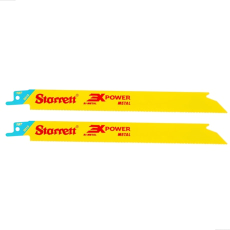 Lâmina Bimetal Serra Sabre 8'' 18 Dentes 2 Peças B818-2 STARRETT