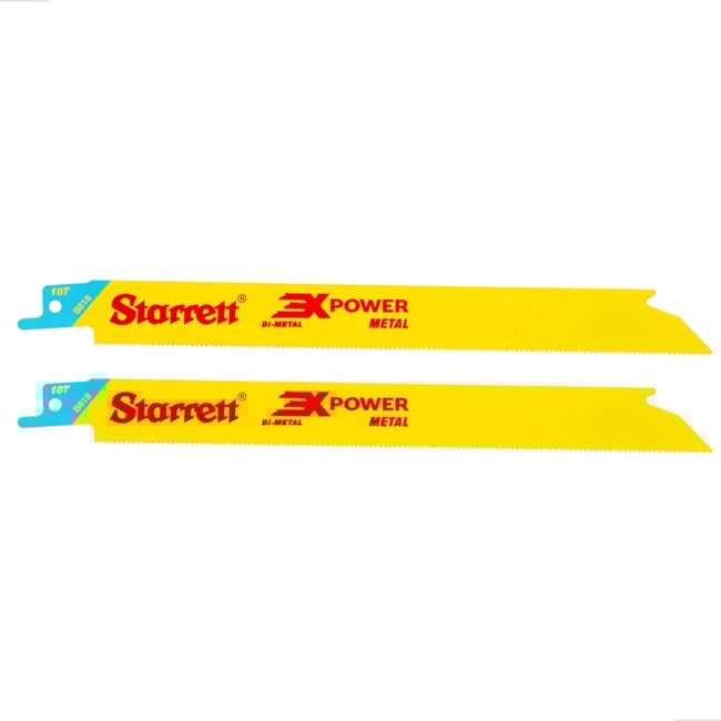 Lâmina Bimetal Serra Sabre 8'' 18 Dentes 2 Peças B818-2 STARRETT-7813d38f-0076-46ba-bd41-d6676598eab0