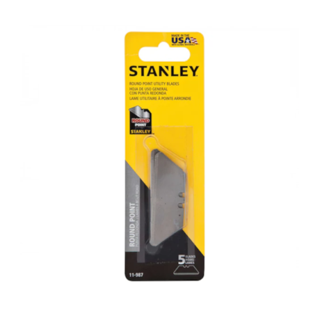 Lâmina de Reposição Estilete Trapezoidal 18mm 5 Peças 11-987 STANLEY