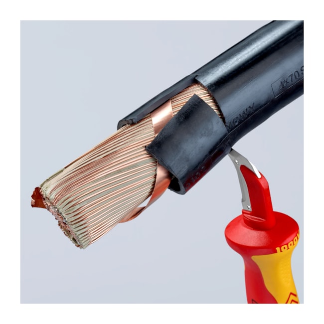 Lâmina de Retirar Capa com Sapata Deslize Isolada 1000V VDE 98 55 KNIPEX-3eca2d85-8e24-4e07-8268-ef408637c5d6