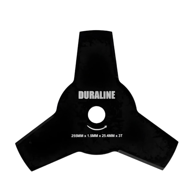 Lâmina de Roçadeira de 3 Pontas 255mm x 1