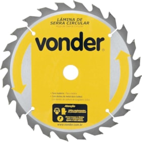 Lâmina de Serra Circular com 24 Dentes 235x25 4650235240 VONDER