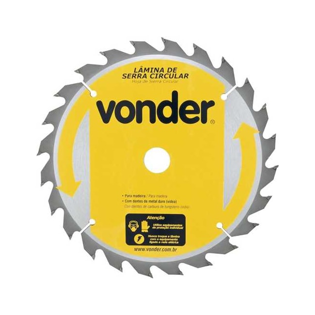Lâmina de Serra Circular com 24 Dentes 235X30 4650235024 VONDER-443cd2e5-865f-4dce-a6b9-246e6f9daa83