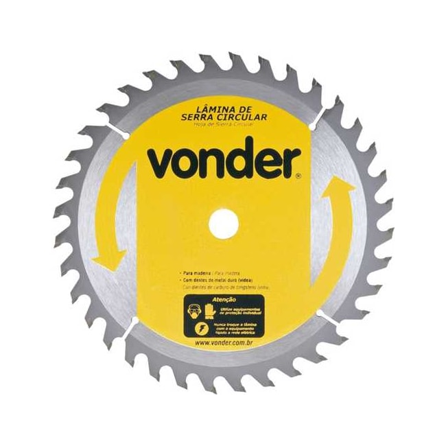 Lâmina de Serra Circular com 48 Dentes 185x16 4650185480 VONDER-f0dc9c45-c4ee-4964-a502-ea25ca687fbe