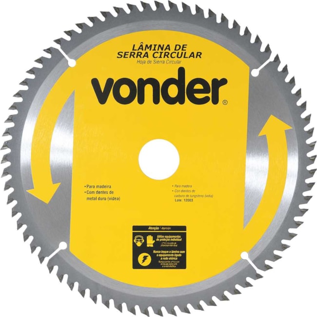 Lâmina de Serra Circular com 60 Dentes 235x25 4650235600 VONDER-8bb5d745-3f57-427a-8012-68bdea04915c