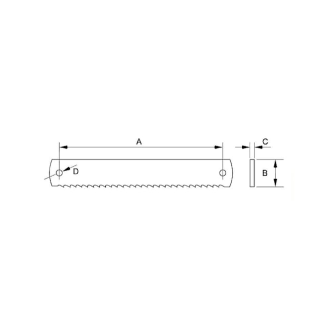 Lâmina de Serra Máquina 300mm x 34mm Bimetal 6 Dentes BS300-6 STARRETT-bdeecff1-97c1-4680-8394-2bb5394b59db