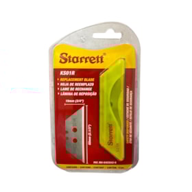 Lâmina para Estilete Trapezoidal 19mm com 10 Unidades KS01R-1 STARRETT
