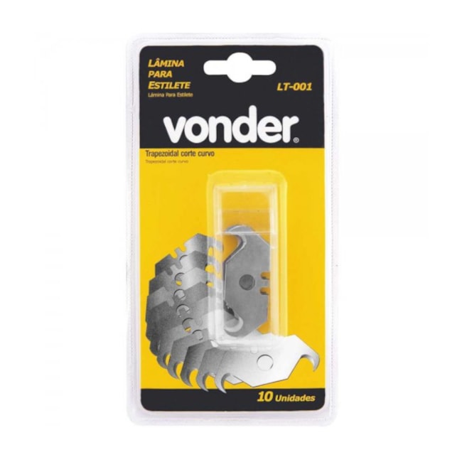 Lâmina Trapezoidal Curva para Estilete com 10 peças LT 001 VONDER 3599007001-bc0f1775-0c91-4049-b61f-063b972d97d3