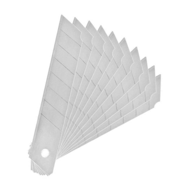 Lâminas 18mm para Estilete 10 Peças 3599180000 VONDER-257b9f57-5236-4057-95c8-38cb1e020a15