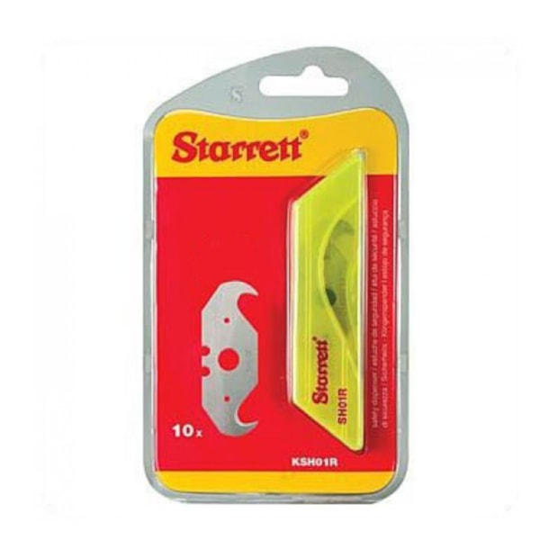 Lâminas 18mm para Estilete com 10 Peças Gancho KSH01R STARRETT-bbb12599-07cb-4206-afd1-c2c495f03f8a