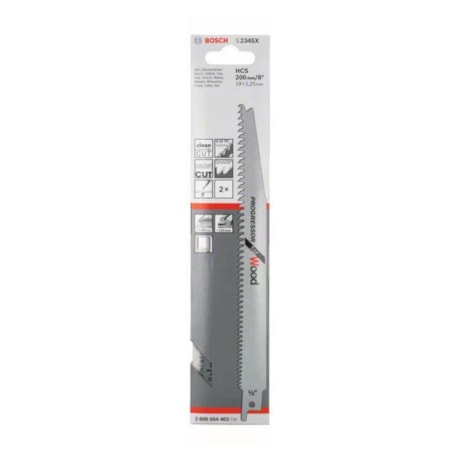 Lâminas de Serra Sabre 150mm para Madeira 2 Peças 2608654403 BOSCH-2352ce76-82a3-4371-b5f4-0a149d869039