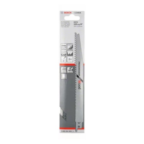 Lâminas de Serra Sabre 150mm para Madeira 2 Peças 2608654403 BOSCH-6bf35d15-84f3-490d-854a-ee568a21a02c