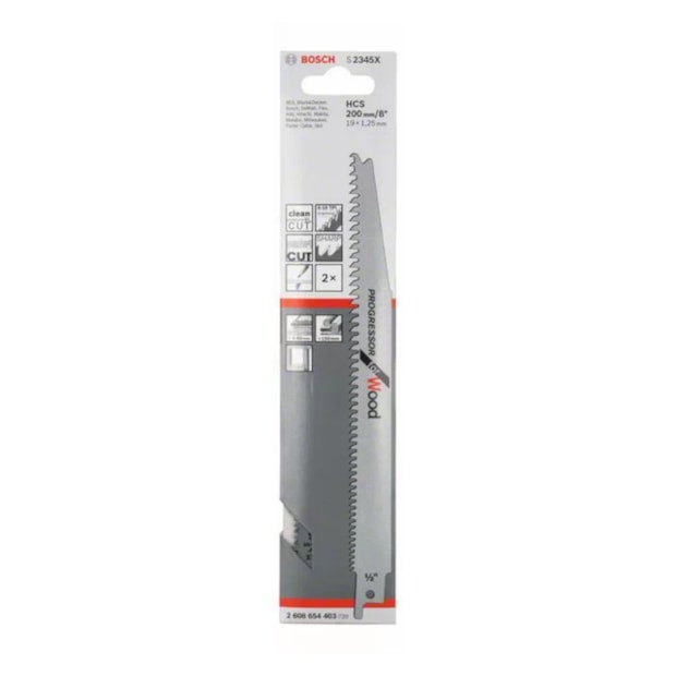 Lâminas de Serra Sabre 150mm para Madeira 2 Peças 2608654403 BOSCH-0bd46fb2-3d58-4518-a525-7d64a12e8a8a