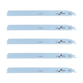 Lâminas de Serra Sabre Bimetal 250mm 5 Peças 2608657396 BOSCH