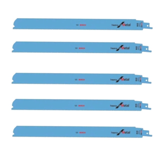 Lâminas de Serra Sabre Bimetal 250mm 5 Peças 2608657409 EF BOSCH-15296761-7fe3-420d-92a4-a81a18e74864