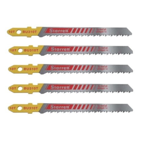 Lâminas de Serra Tico Tico Bimetal para Madeira 75 mm 5 Peças BU310T STARRETT-9754b64d-0e0c-43b6-9f11-e868a524c67b
