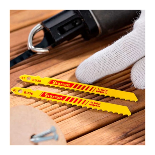 Lâminas de Serra Tico Tico Bimetal para Madeira 75 mm 5 Peças BU36 STARRETT-a196e2ec-6a9b-4dbb-a3bc-894d0c3e8664