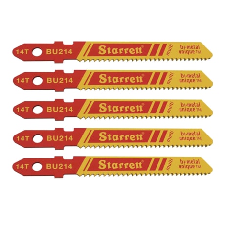 Lâminas de Serra Tico-Tico Multi 50mm 5 Peças BU214 STARRETT