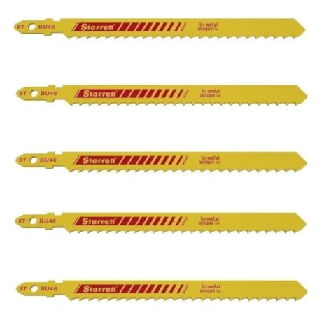 Lâminas de Serra Tico Tico para Madeira 100 mm 5 Peças BU46 STARRETT-378c3f2d-2730-495f-aa32-7383700559b2