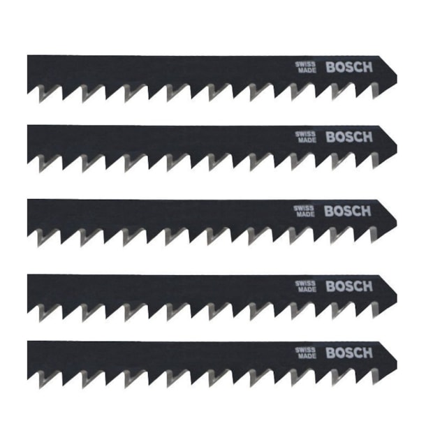 Lâminas de Serra Tico-Tico para Madeira 126mm 5 Peças T344D 2608667303 BOSCH-263edf5a-701d-4e33-b439-523ef6c71cf0