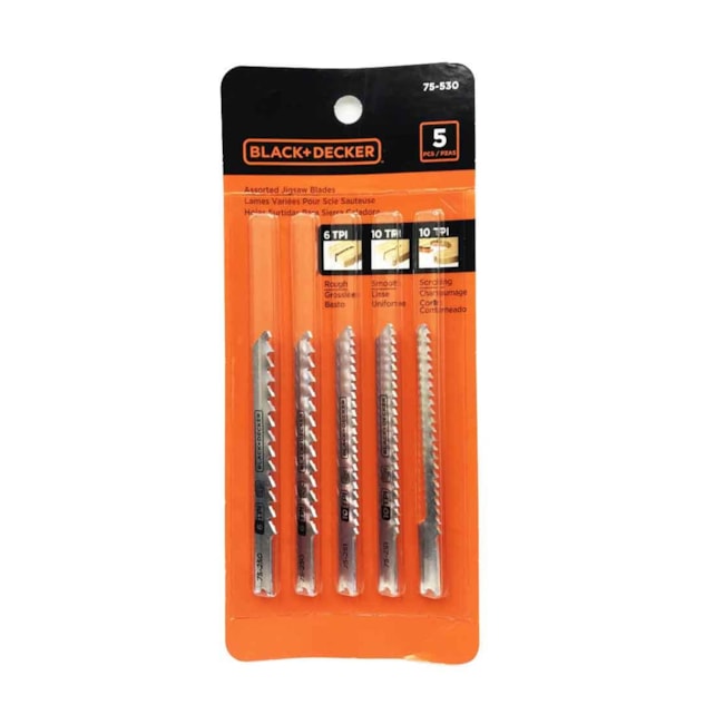 Lâminas de Serra Tico Tico para Madeira 5 Peças 75-530 BLACK + DECKER 
											-46fb1c78-aa77-4a32-9d57-f00be9370d90