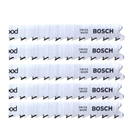 Lâminas de Serra Tico Tico para Madeira 74mm 5 Peças  T101B 2608667305 BOSCH-3060446b-cbee-4560-9aa3-26d809c1a965