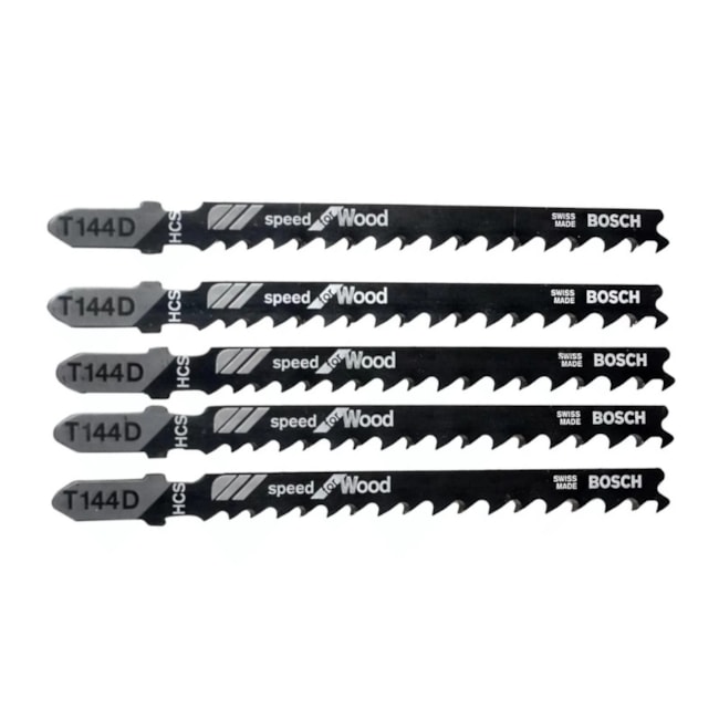 Lâminas de Serra Tico-Tico para Madeira 74mm 5 Peças T144D 2608667301 BOSCH-261b4195-6ca8-40a7-a8d4-f95f77fdbd1b