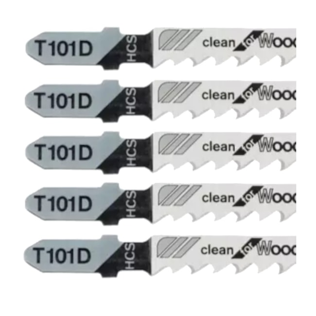 Lâminas de Serra Tico Tico para Madeira 74mm HSS 5 Peças T101D 2608667307 BOSCH-a4f2384e-78fb-4eb6-b539-c431faccbe40
