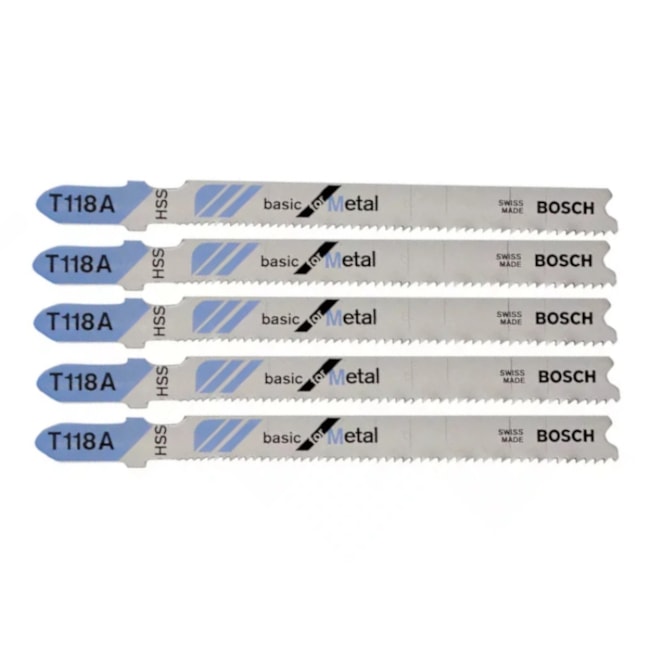 Lâminas de Serra Tico-Tico para Metal 67mm 5 Peças T118A 2608668145 BOSCH-f53d397a-3473-485e-a146-2a839519c100