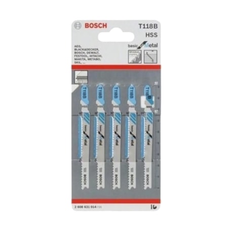 Lâminas de Serra Tico Tico para Metal 67mm com 5 Peças T118B 2608668146 BOSCH-623ea3f7-c369-49f9-bfc5-e57f5959267d