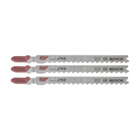 Lâminas de Serra Tico Tico para PP 74 mm 3 Peças T102D 2608667520 BOSCH