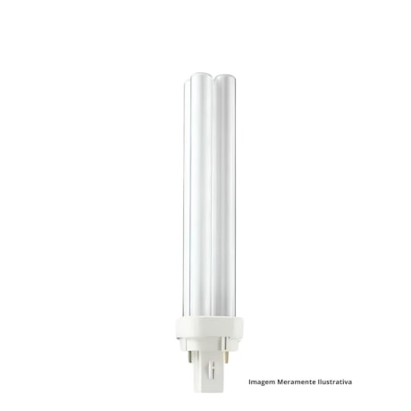 Lâmpada Fluorescente Compacta 18W 2 Pinos 4000K DULUX D OSRAM