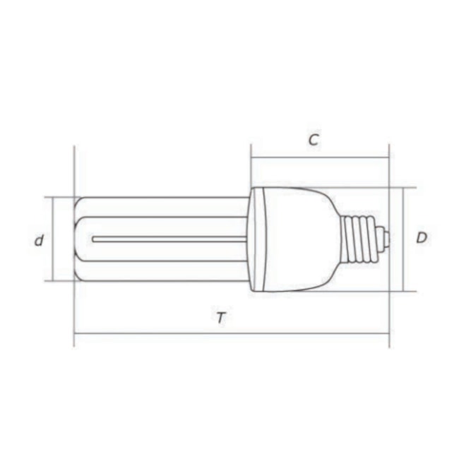 Lâmpada Fluorescente Compacta 3U 11W E27 6400K 110V 4012 OUROLUX-bcf34c40-8150-430f-8f18-7b74a38759f8