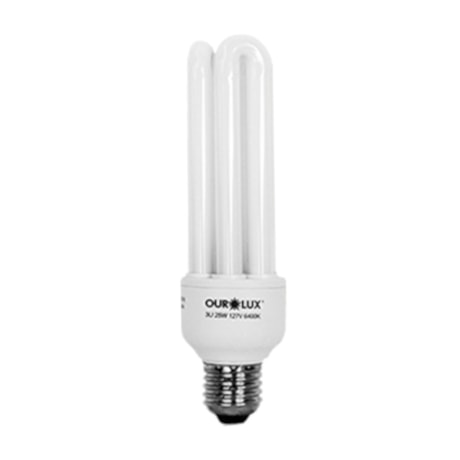 Lâmpada Fluorescente Compacta 3U 15W E27 2.700K 110V 4520 OUROLUX-7b3f2151-dcda-4947-84a4-4b6e9a526c53