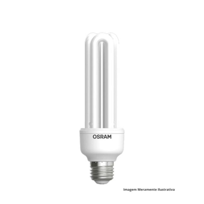 Lâmpada Fluorescente Compacta 3U 23W E27 2700K 127V DULUXSTAR T3 3U OSRAM-f3f09041-2afc-448e-a802-c3af9ef084f2