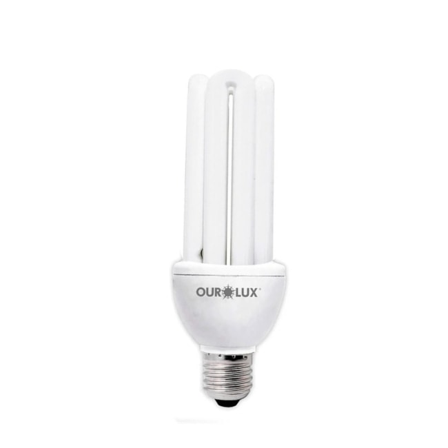 Lâmpada Fluorescente Compacta 4U 45W E27 6400K OUROLUX-5496da18-0d39-477f-b513-d56c5759de90