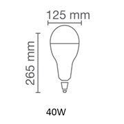 Lâmpada LED Bulbo 40W 6500K Bivolt LED HO OSRAM