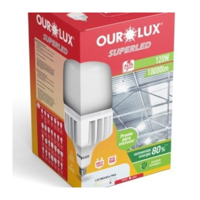 Lâmpada Superled Alta Potência Bulbo HO 120W E40 6500K Bivolt OUROLUX-061da17c-feef-48c1-94d5-6973885306f7