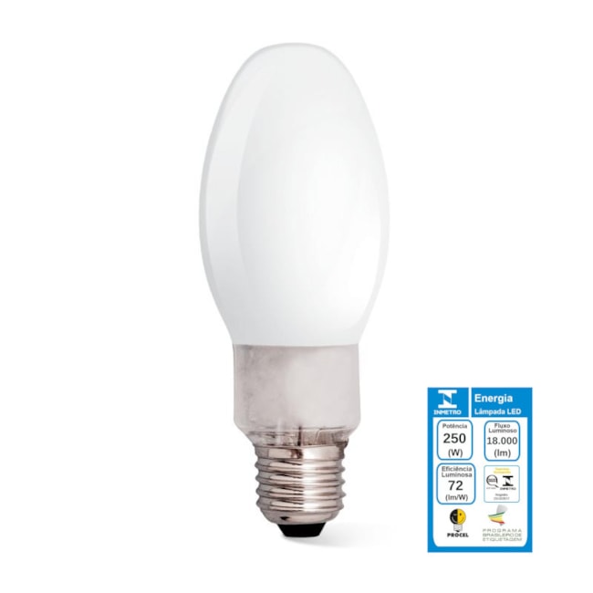 Lâmpada Vapor Metal Ovoide 250W 5000K 1965 OUROLUX-52b728a0-8ba0-4e34-8187-a5b4c7c35482