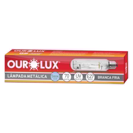 Lâmpada Vapor Metal Tubular 70W 5000K E27 1960 OUROLUX-ce6ffa14-4a4b-4f87-8b26-54a3ea3b42ea