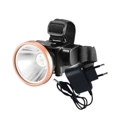 Lanterna Cabeça 1 LED 50W Recarregável DP-7223 A DP LED