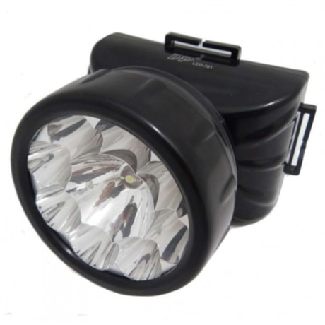 Lanterna de Cabeça Recarregável 9 LEDS DP-781 DP LED-e6a168b8-d927-4346-bc16-a412969471b7