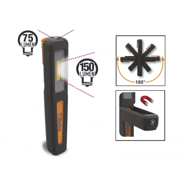 Lanterna de Inspeção Led 150lm Recarregável Bivolt 1838P BETA-014f5b48-0100-4ec1-8eb8-4c051faeb662