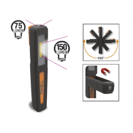 Lanterna de Inspeção Led 150lm Recarregável Bivolt 1838P BETA-b052e7e1-a641-4eb5-b600-896ce9ac584a